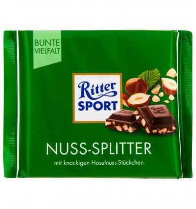 Шоколад Ritter Sport молочний з лісовими горіхами 100г