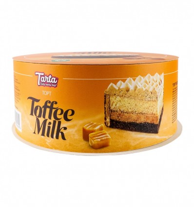 Торт Tarta Toffeе Milk бісквітний 450г
