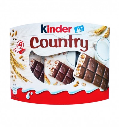 Батончик Kinder Country з молочно-злаковою начинкою 211,5г