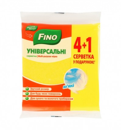 Салфетки Fino универсальные мягкие 5шт/уп