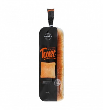 Тостовий ніжний хліб нарізний 500г