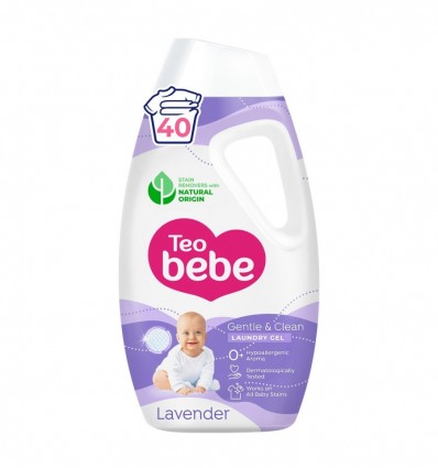 Гель для прання Teo Bebe дитячих речей Lavender 1,8 л