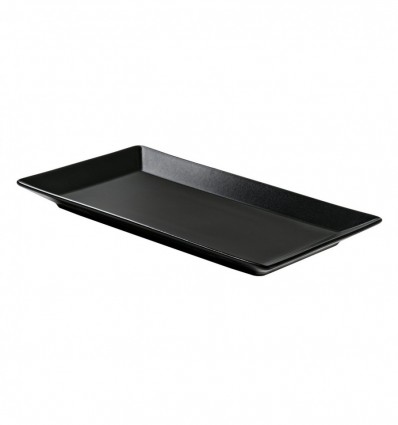 Набір тарілок Metro Professional Macario прямокутна чорна 25x14,5 см