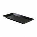 Набор тарелок Metro Professional Macario прямоугольная черная 25x14,5 см