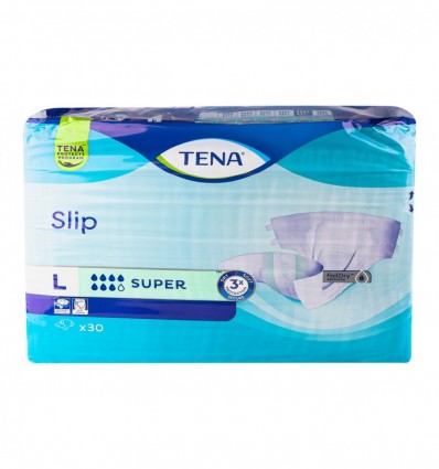 Подгузники Tena Slip Super L для взрослых одноразовые 30шт/уп