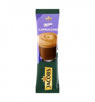 Напій кавовий Jacobs Milka Cappuccino розчинний 10х18г