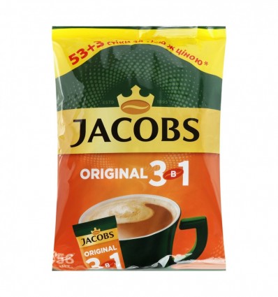 Напиток кофейный Jacobs Original 3в1 растворимый 56х12г