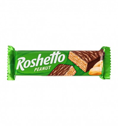 Вафли Roshen Roshetto Peanut глазированные 34г