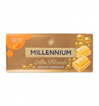 Шоколад Millennium Air Blonde Caramel Sea Salt 85г
