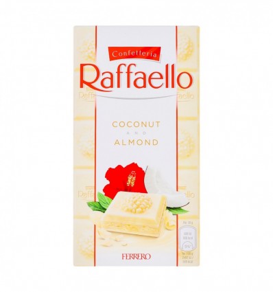 Шоколад Raffaello Coconut&Almond білий 34% 90г