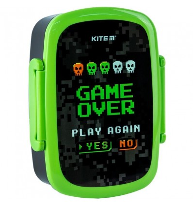 Ланчбокс з наповненням Kite K24-163-1 Game over, 750мл