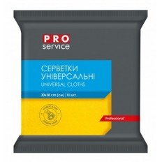 Серветки віскозні PRO SERVICE 30х38см, 10 шт/уп ( pr.19100202 )
