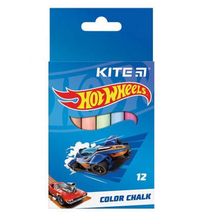 Мел цветной Kite Hot Wheels HW24-075, 12шт