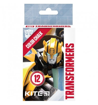 Мел цветной Kite Transformers TF24-075, 12шт