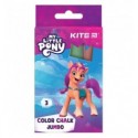 Мел цветной Kite Jumbo My Little Pony LP24-077, 3 цвета