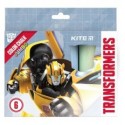 Мел цветной Kite Jumbo Transformers, 6 цвета