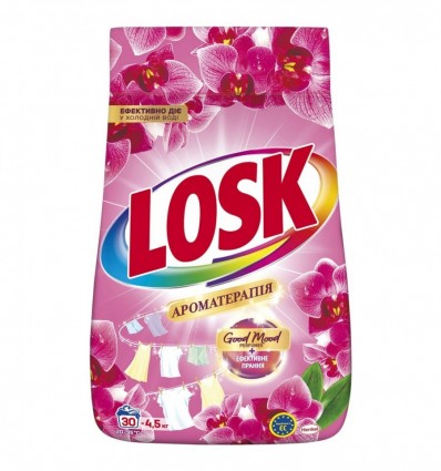 Пральний порошок Losk автомат Малазійської квітки 4,5 кг