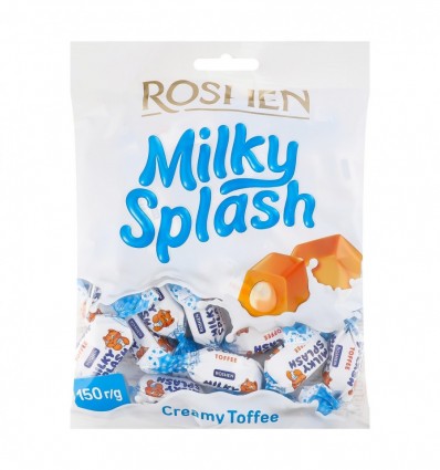 Цукерки Roshen Milk Splash Creamy Toffee 150г