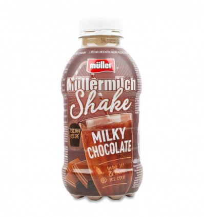 Напій молочний Mullermilch Шейк молочний шоколад 3,5% , 400г