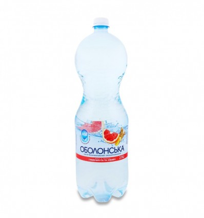 Напій Оболонська вода зі смаком грейпфрута та імбиру 2 л