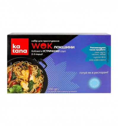 Набір для приготування Katana Wok локшини в устричному соусі 330г