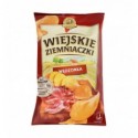 Чіпси Wiejskie Ziemniaczki картопляні зі смаком бекону 130г