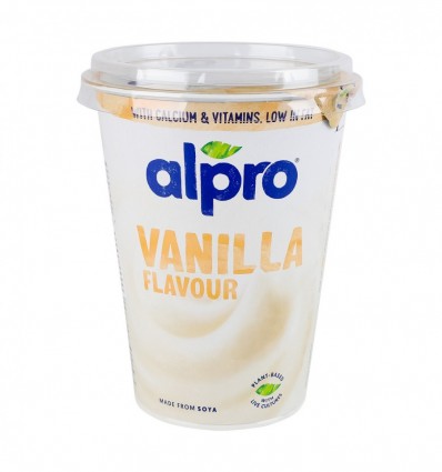 Продукт соєвий Alpro Vanilla flavour ферментований 400г