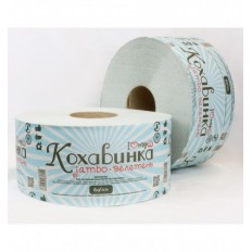 Туалетний папір "Велетень-Джамбо", 125м, на гільзі, сірий ( kx.50088-grey )