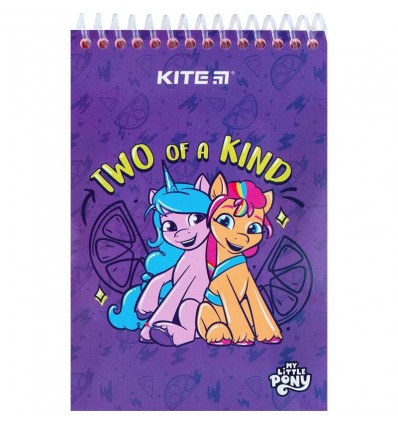 Блокнот на спіралі Kite My Little Pony LP24-196, А6, 48 аркушів, нелінований