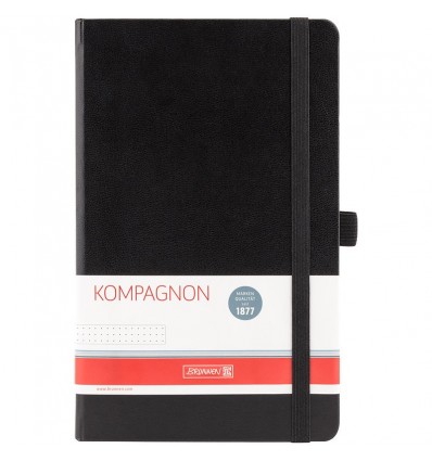 Книга записна Компаньйон 10-552 29 05, чорний, А5 крапка ( 10-552 29 05 )