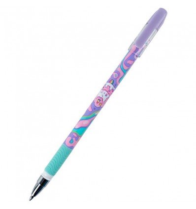 Ручка гелева "пиши-стирай" Rainbow Catcorn K24-068-2, синя