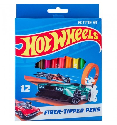 Фломастеры Hot Wheels, 12шт