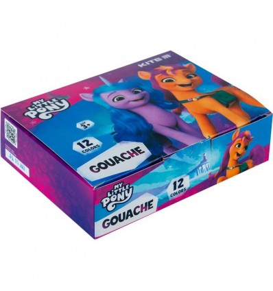 Гуаш My Little Pony LP23-063, 12 кольорів, 20 мл