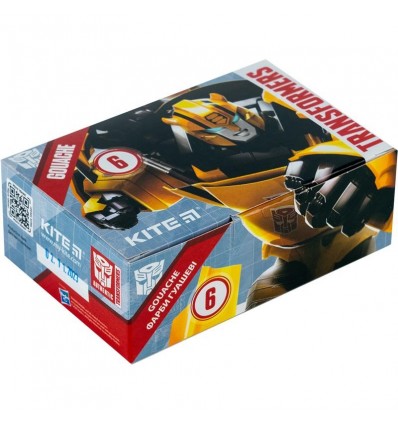 Гуаш Transformers TF23-062, 6 кольорів, 20 мл