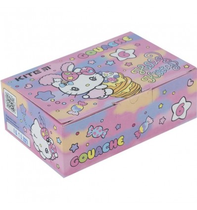 Гуаш Hello Kitty HK23-062, 6 кольорів, 20 мл