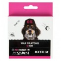 Мел восковый Kite Dogs K22-070, 12 цветов