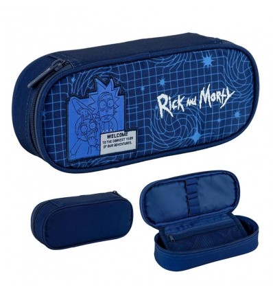 Пенал Kite Rick & Morty RM24-599, 1 відділення, 1 внутрішня кишеня на блискавці