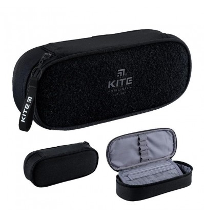 Пенал Kite Velcro K24-599-6, 1 отделение, 1 внутренний карман на молнии