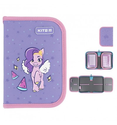 Пенал Kite My Little Pony LP24-622, 1 відділення, 2 відвороти, без наповнення