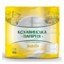 Папір туалетний КОХАВИНКА "Золото", по 4 рул., на гільзі, 4 шари, білий