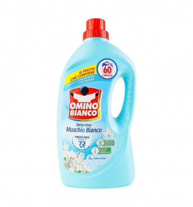 Гель для прання Omino Bianco Білий Мускус 2.4л