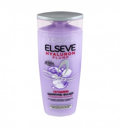 Шампунь-филлер для волос Elseve Hyaluron Plump 250мл
