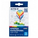 Крейда кольорова Kite Classic Jumbo K-077, 3 кольорів