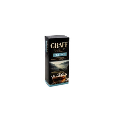 Чай черный с бергамотом ТМ Graff Эрл Грей в пакетиках 25х2г