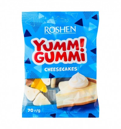Цукерки желейні Roshen Yummi Gummi Cheesecakes 70г