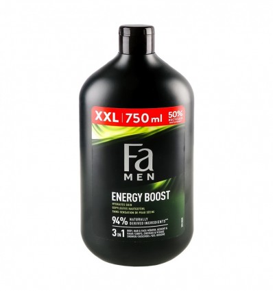 Гель для душа Fa Men Sport Energy Boost 3в1 750мл