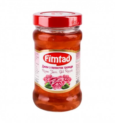 Джем Fimtad з пелюсток троянд 380г