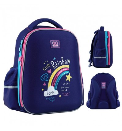 Рюкзак GoPack Education напівкаркасний GO24-165M-1 Cute Rainbow ( GO24-165M-1 )