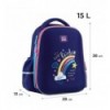 Рюкзак GoPack Education полукаркасный 165M-1 Cute Rainbow