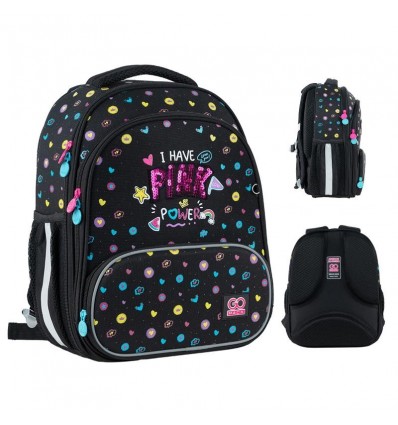 Рюкзак GoPack Education каркасний GO24-597M-2 Pink Power ( GO24-597M-2 )